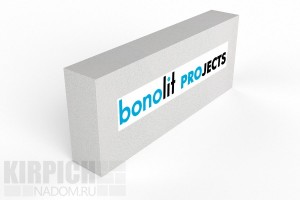 Блок газобетонный Bonolit Projects Электросталь 600x250x100 D500
