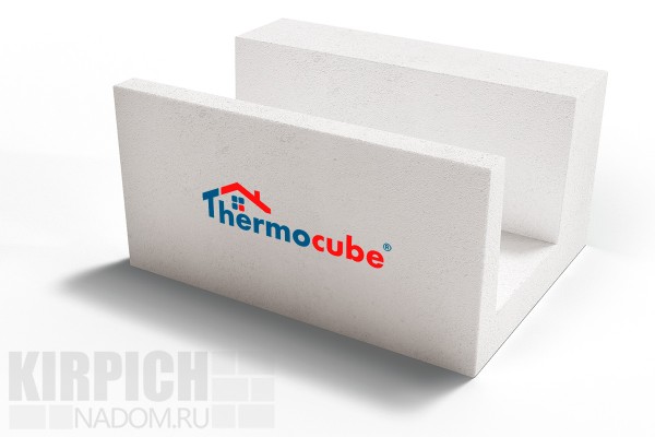 Газосиликатный U-блок Thermocube 600x200x400
