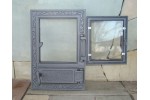 Дверца со стеклом и зольником правая FPM2