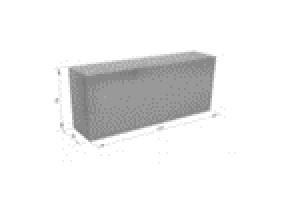 Полнотелый перегородочный бетонный блок 90 мм HONIK