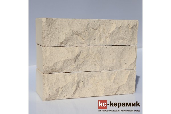 Печной кирпич Горный камень Белый КС-Керамик