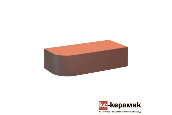 Печной кирпич баварская кладка Аренберг угловой R60 КС-Керамик