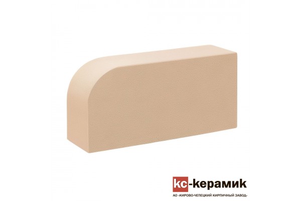 Печной кирпич Лотос угловой R60 КС-Керамик