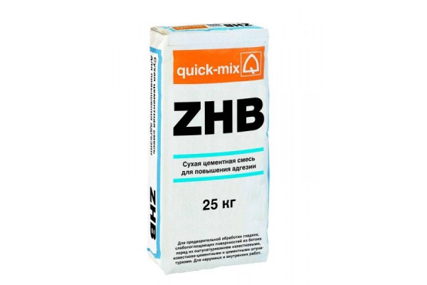 Сухая цементная смесь для повышения адгезии ZHB Quick-mix