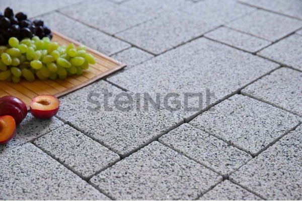 Тротуарная плитка Steingot Бавария GRANIT PREMIUM 60мм Bianco Nero