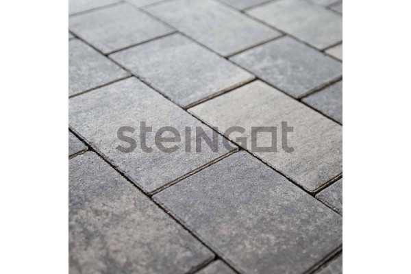 Тротуарная плитка Новый город ColorMix Steingot Stein Silver 80мм